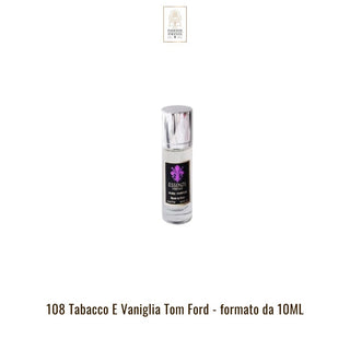 108 Equivalente "TABACCO E VANIGLIA" pure parfum